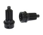 GPM Racing Stahl Portalantrieb Input Gear vorne schwarz GPMTRX44571-JTBK