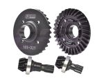 GPM Racing Carbon Stahl Differential Tellerrad 32 Zähne mit Triebling 10 Zähne vorne und hinten GPMXRT1032TSBK