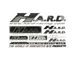 HARD Racing Aufkleber HARD HARD3001S