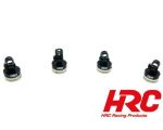 HRC Karosserie Teile 1/10 Zubehör Karosseriehalterung magnetisch Schwarz HRC25191K