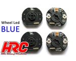 HRC Racing Lichtset 1/10 TC/Drift LED Räder LED 12mm Hex Blau HRC8741B