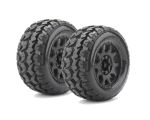 Jetko Tomahawk Belted Low Profile Extreme Reifen auf schwarzen 3.8 Felgen JK1801CB