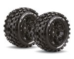 LOUISE X-MCROSS Sport Reifen Felge schwarz für X-MAXX LOUT3352B