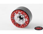 RC4WD TRO 1.7 Stamped Steel Beadlock Wheels Red Chrome RC4ZW0225