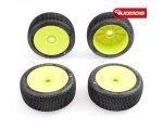 Sweep SWEEPER Yellow Extreme soft X Pre-glued set 8th Buggy tires Yellow wheels SR-SWPY-317YXP
