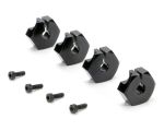 Team Magic E5 Radmitnehmer klemmend 14mm schwarz 4pcs TM510135BK