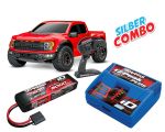 Traxxas Ford F-150 Raptor-R 4x4 VXL rot Silber Combo TRX101076-4-RED-SILBER-COMBO