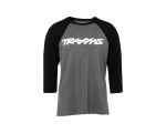 Traxxas T-Shirt Raglan grau schwarz M TRX1369-M