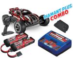 Traxxas Rustler VXL rot Magnum 272R Diamant Plus Combo TRX37076-74-RED-DIAMANT-PLUS-COMBO