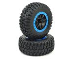 Traxxas BFGoodrich KM2 Tire auf Split Spoke Felge schwarz blau vorne 12mm TRX5885A