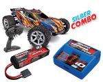 Traxxas Rustler 4x4 VXL Brushless orange Silber Combo TRX67076-4ORNG-SILBER-COMBO