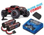 Traxxas X-Maxx 8S rot Belted Platin Plus Combo TRX77096-4-RED-PLATIN-PLUS-COMBO