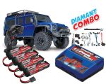 Traxxas TRX-4 Land Rover Defender blau Diamant Combo TRX82056-4-BLUE-DIAMANT-COMBO