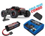 Traxxas Wide Maxx 1/10 Monster Truck RTR rot Gold Plus Combo TRX89086-4-RED-GOLD-PLUS-COMBO