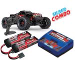 Traxxas Wide Maxx 1/10 Monster Truck RTR rot Silber Combo TRX89086-4-RED-SILBER-COMBO
