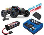 Traxxas Wide Maxx 1/10 Monster Truck RTR Rock N Roll Gold Plus Combo TRX89086-4-RNR-GOLD-PLUS-COMBO
